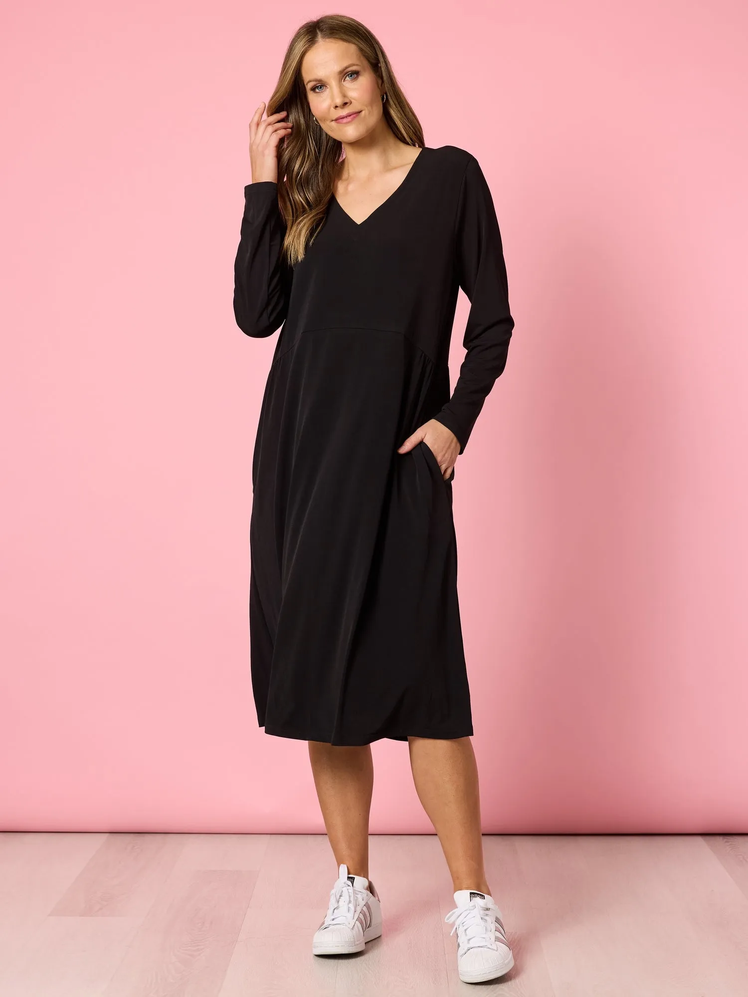 Traveller Long Sleeve Dress - Black sold by RC & Co product image thumbnail 5