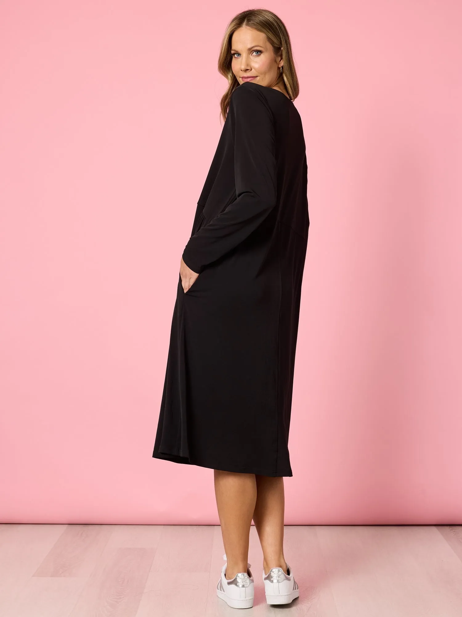 Traveller Long Sleeve Dress - Black sold by RC & Co product image thumbnail 2