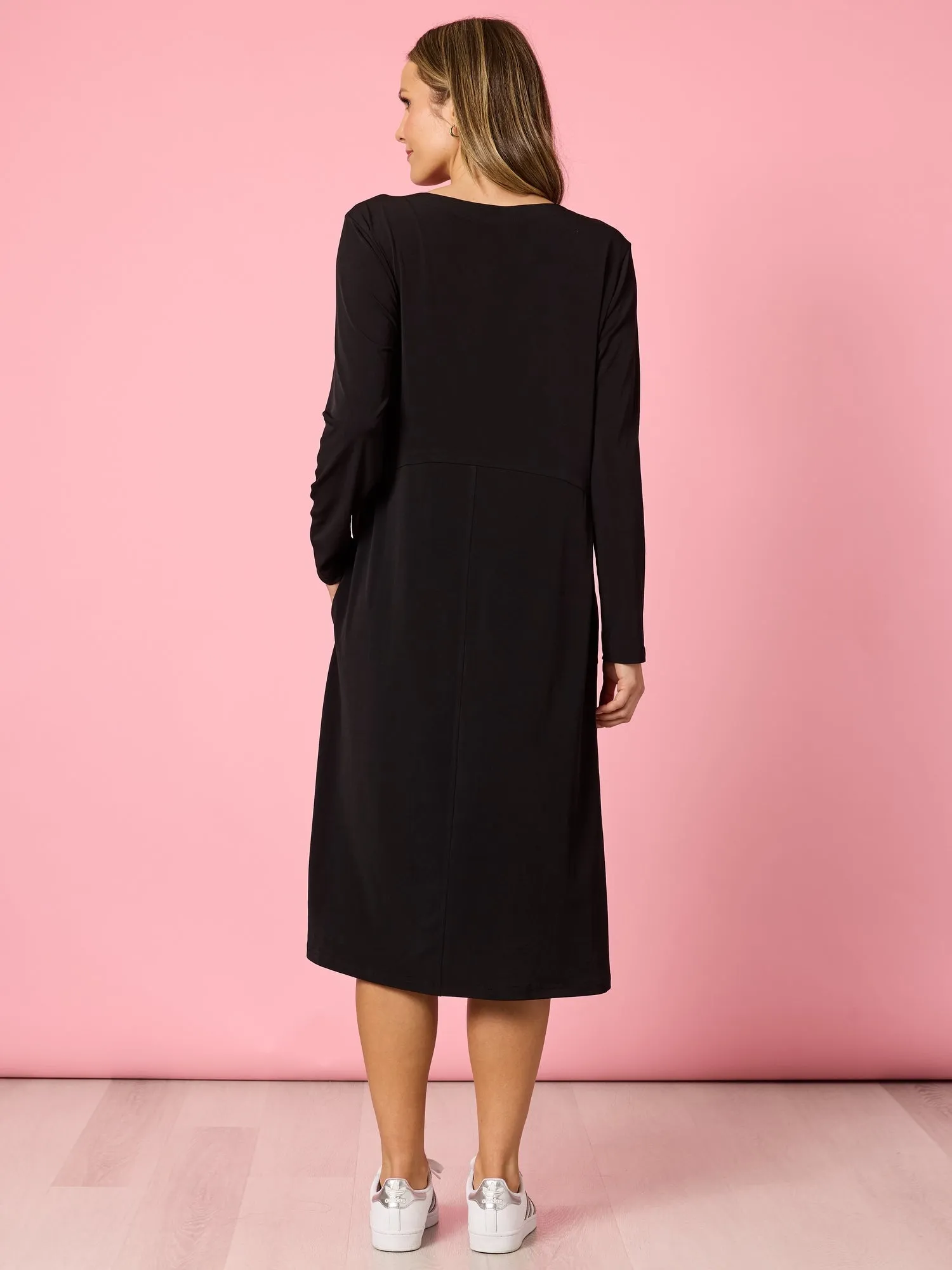 Traveller Long Sleeve Dress - Black sold by RC & Co product image thumbnail 3