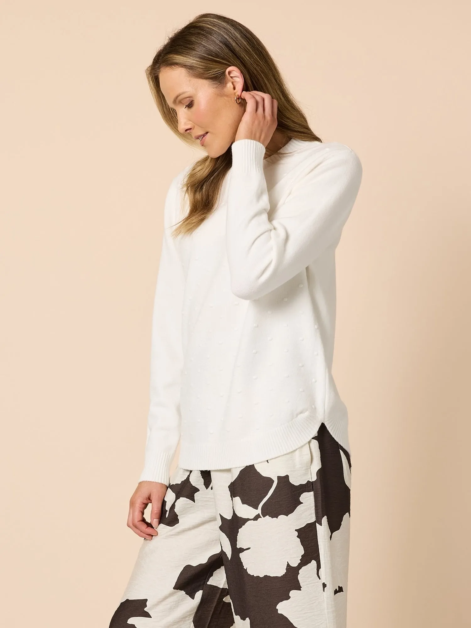 Alpine Spot Knit - Winter White sold by RC & Co product image thumbnail 3