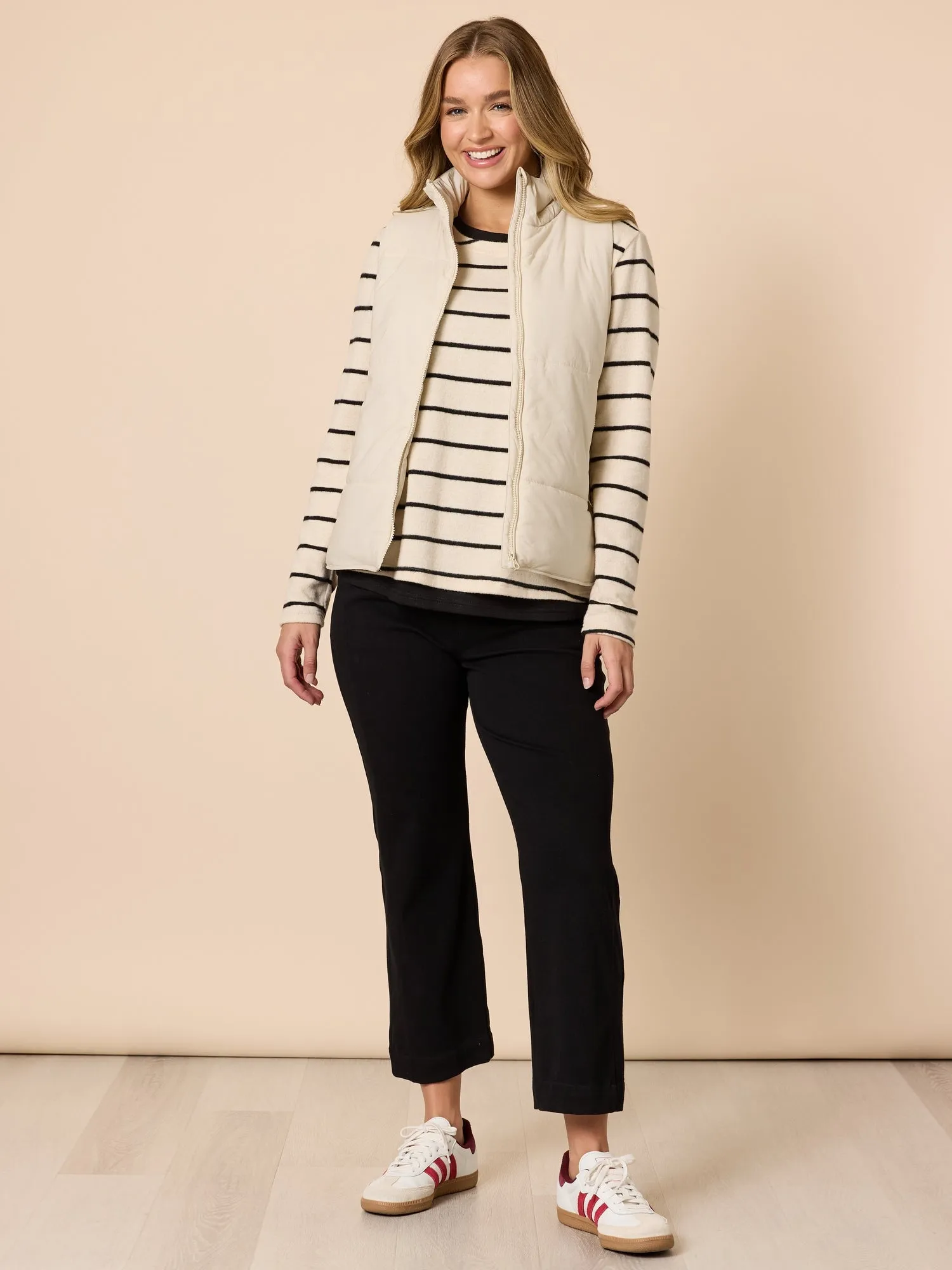 The Alpine Puffer Vest - Ivory sold by RC & Co product image thumbnail 2