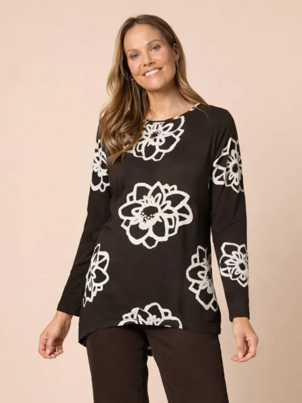 Florentine Top - Coffee Ivory made by RC & Co