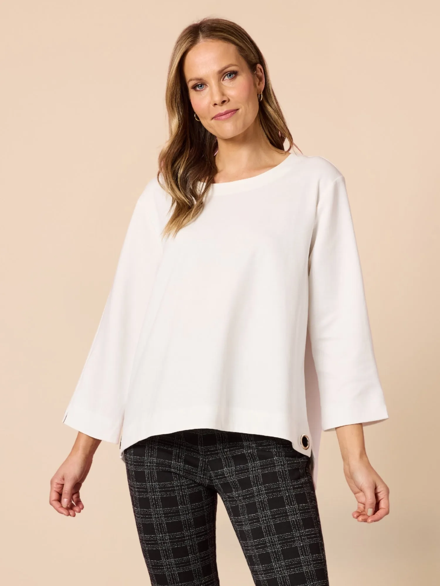 Provence Eyelet Top - Ivory sold by RC & Co