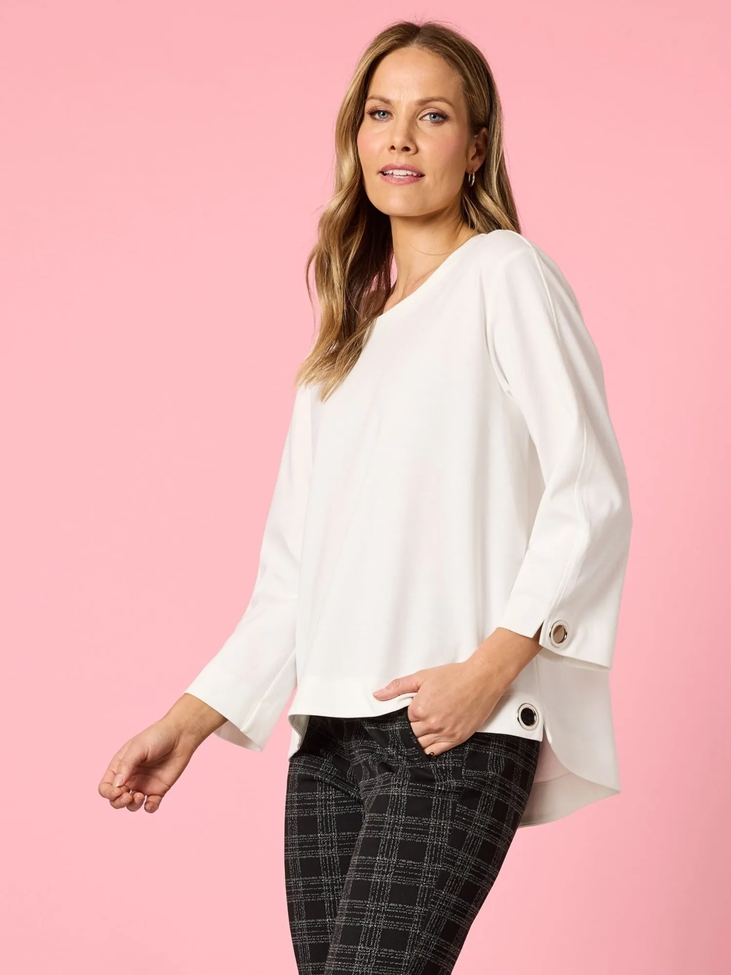 Provence Eyelet Top - Ivory sold by RC & Co product image thumbnail 3