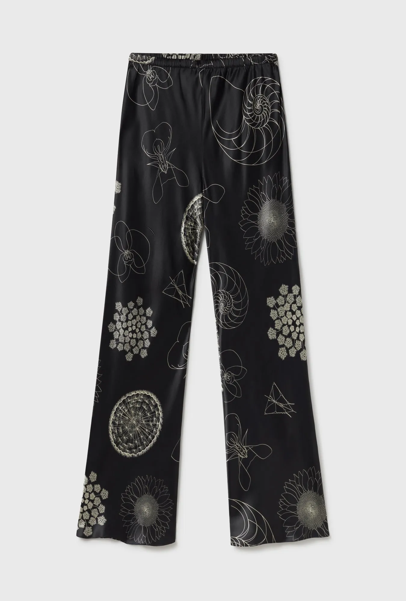 Bias Cut Pants Fibonacci Black sold by Silk Laundry product image thumbnail 2