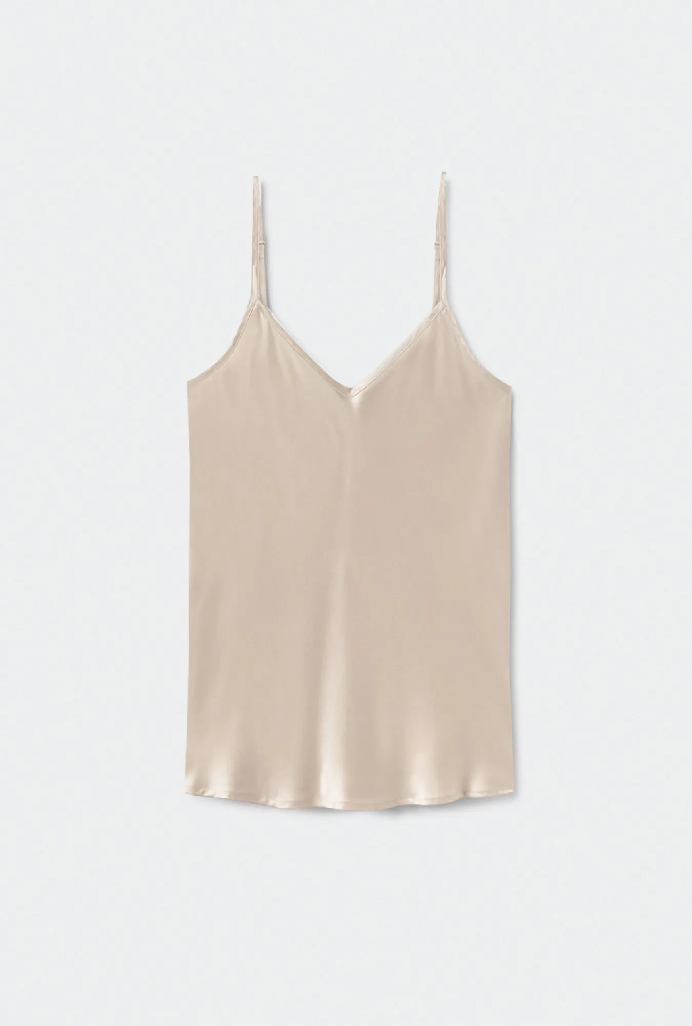 Bias Cut Cami Hazelnut sold by Silk Laundry product image thumbnail 2