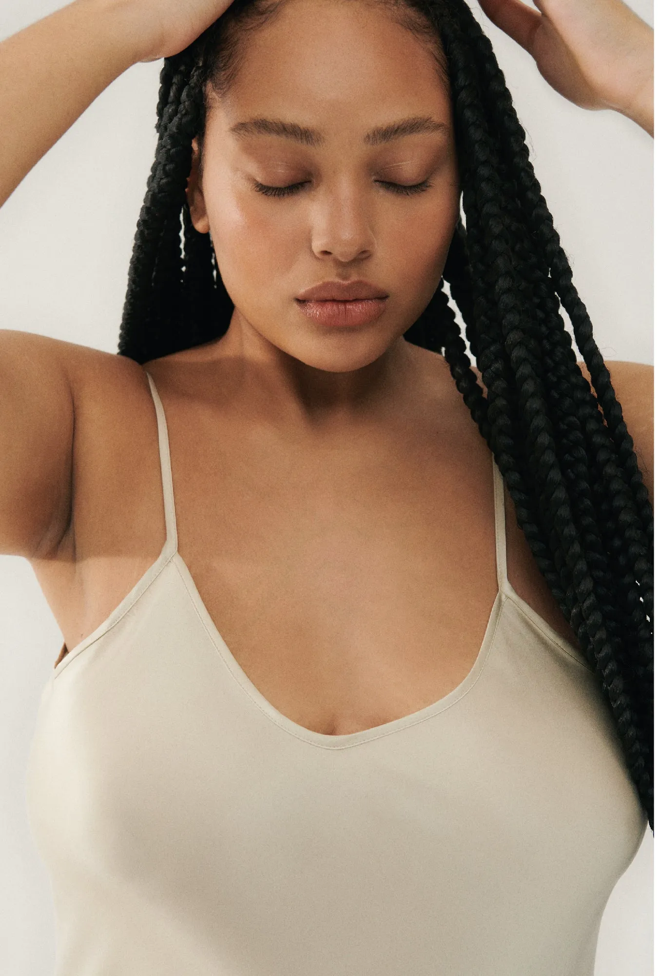 90S Slip Dress Hazelnut sold by Silk Laundry product image thumbnail 5