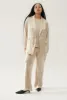 RELAXED BLAZER HAZELNUT sold by Silk Laundry