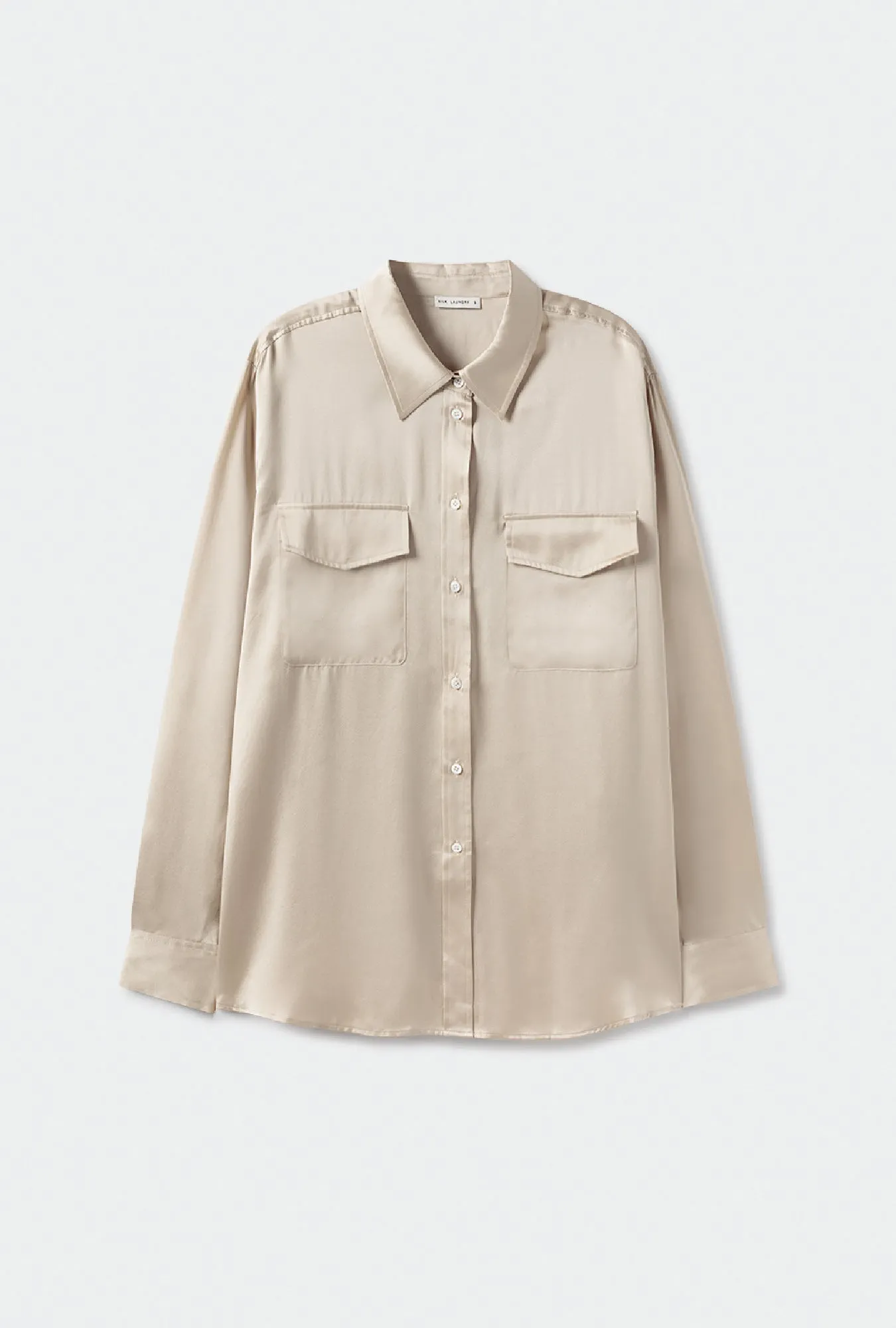 Boyfriend Shirt Hazelnut sold by Silk Laundry product image thumbnail 2