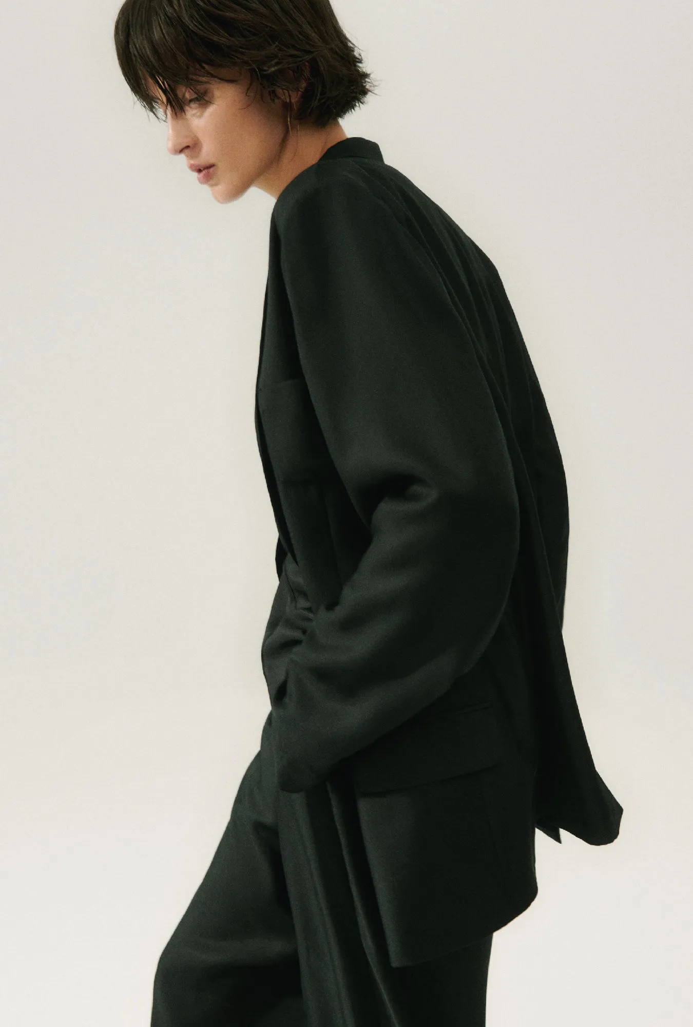 Twill Miami Blazer Black sold by Silk Laundry product image thumbnail 5