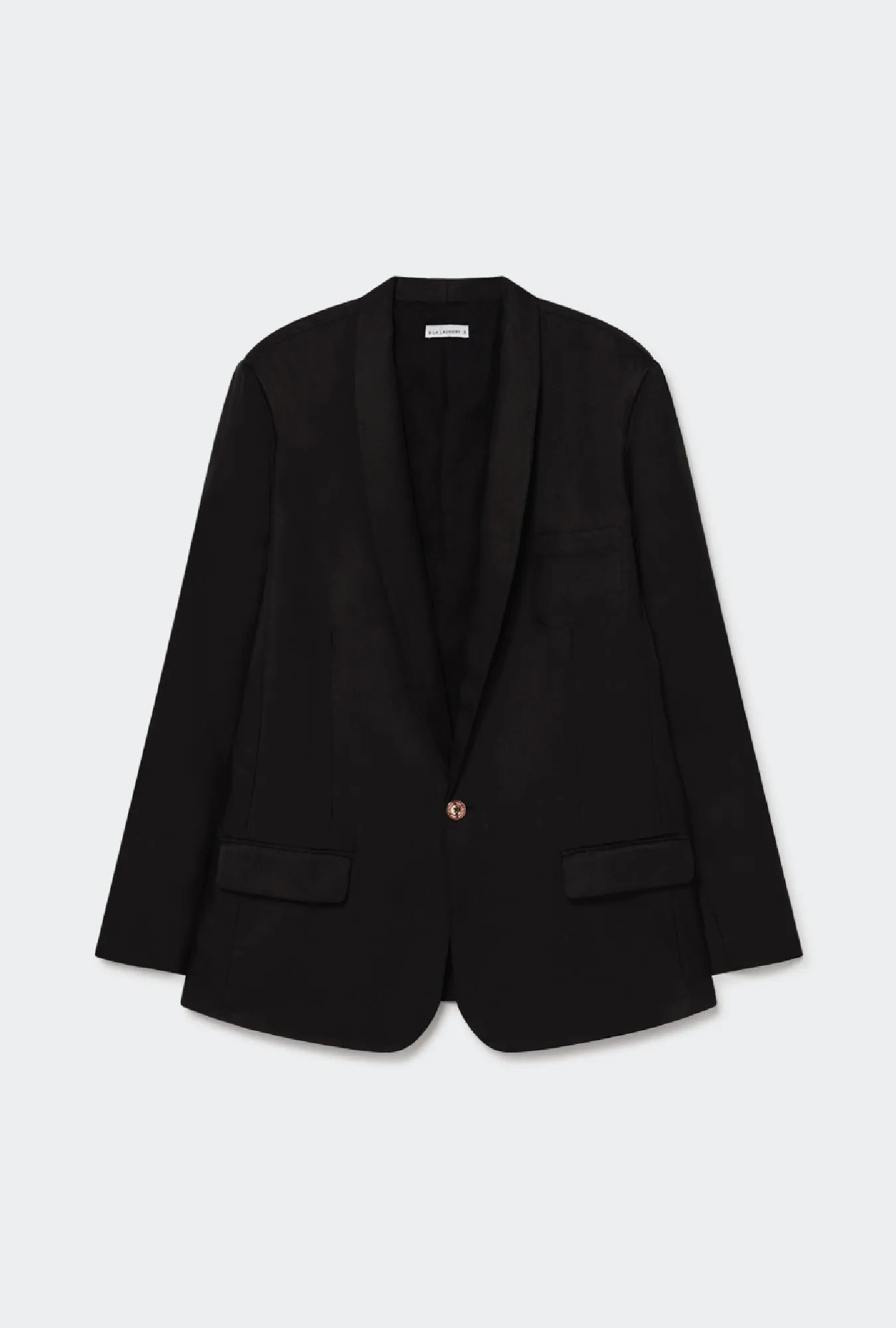 Twill Miami Blazer Black sold by Silk Laundry product image thumbnail 2