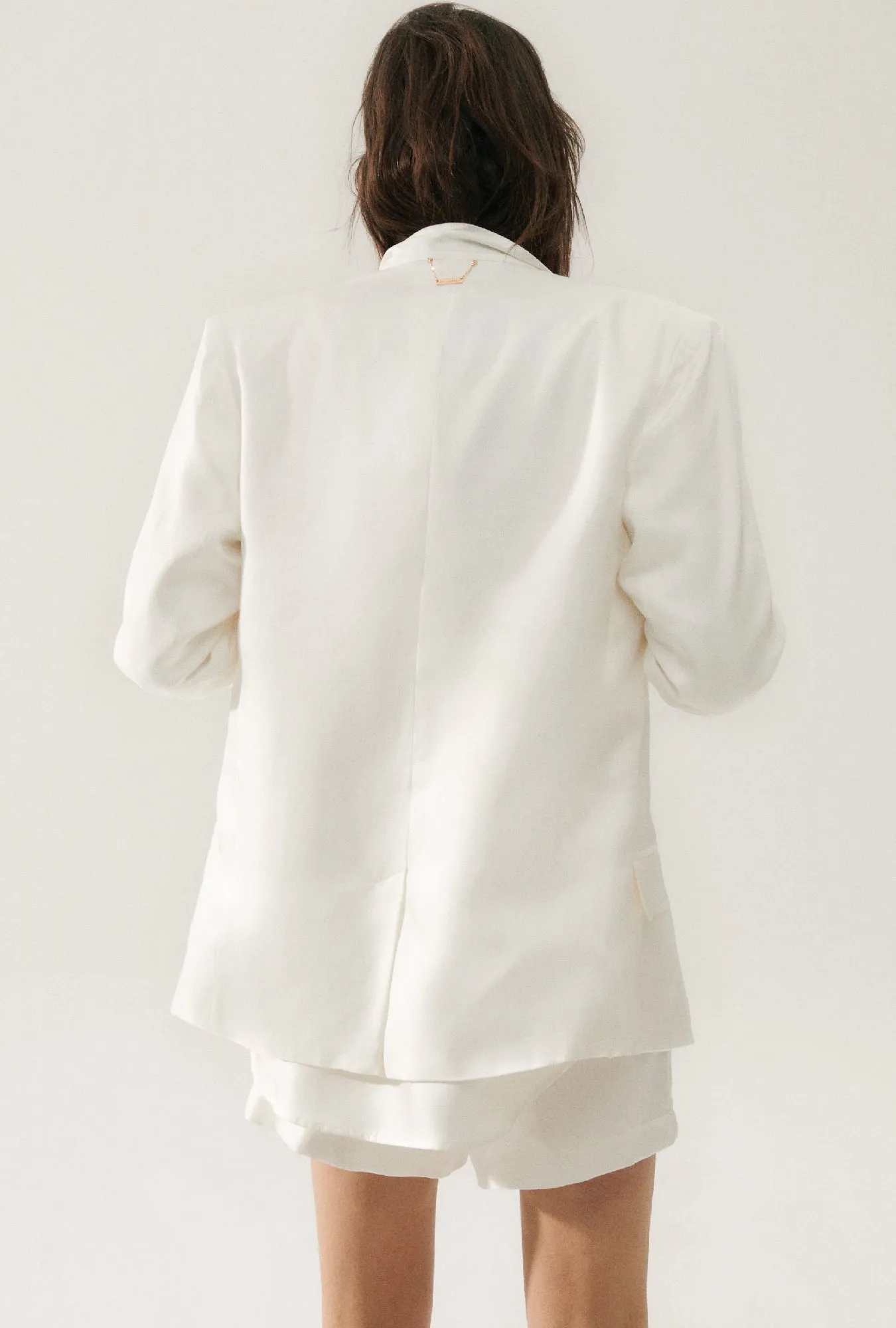 Twill Miami Blazer White sold by Silk Laundry product image thumbnail 3