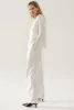 TWILL SLOUCH PANTS WHITE sold by Silk Laundry
