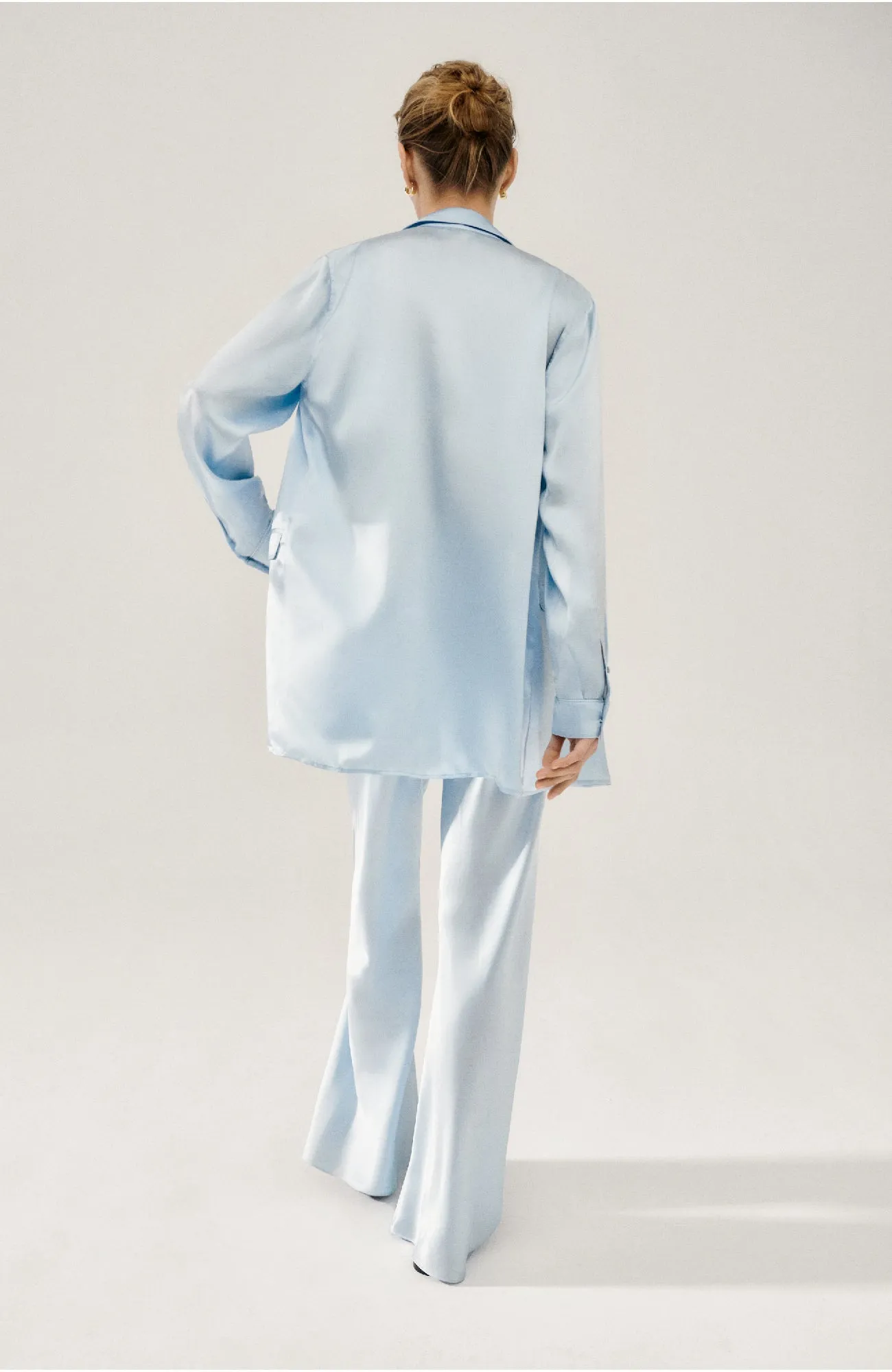 Relaxed Blazer Sky sold by Silk Laundry product image thumbnail 4