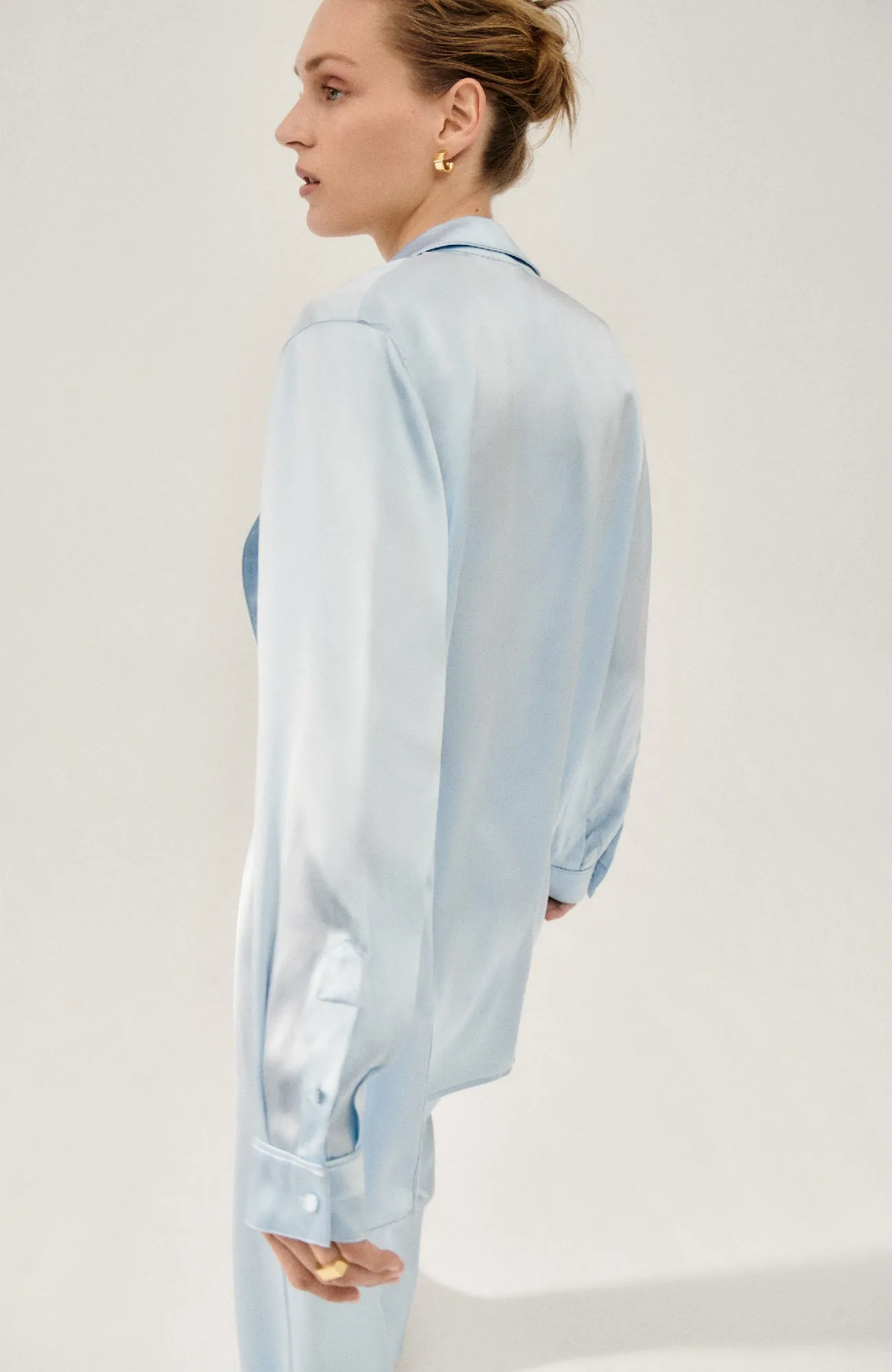 Relaxed Blazer Sky sold by Silk Laundry product image thumbnail 5