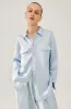 TWILL BOYFRIEND SHIRT SKY sold by Silk Laundry