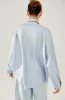 TWILL BOYFRIEND SHIRT SKY sold by Silk Laundry