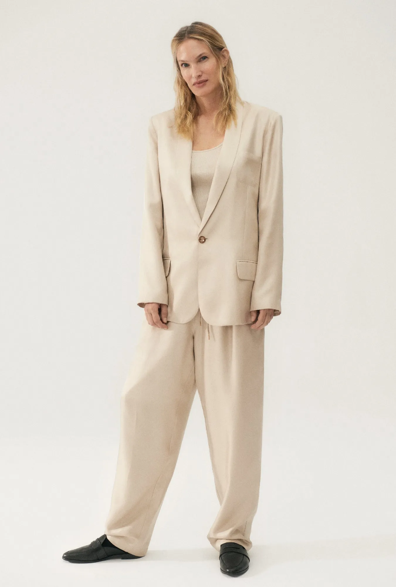 Twill Miami Blazer Hazelnut sold by Silk Laundry product image thumbnail 2