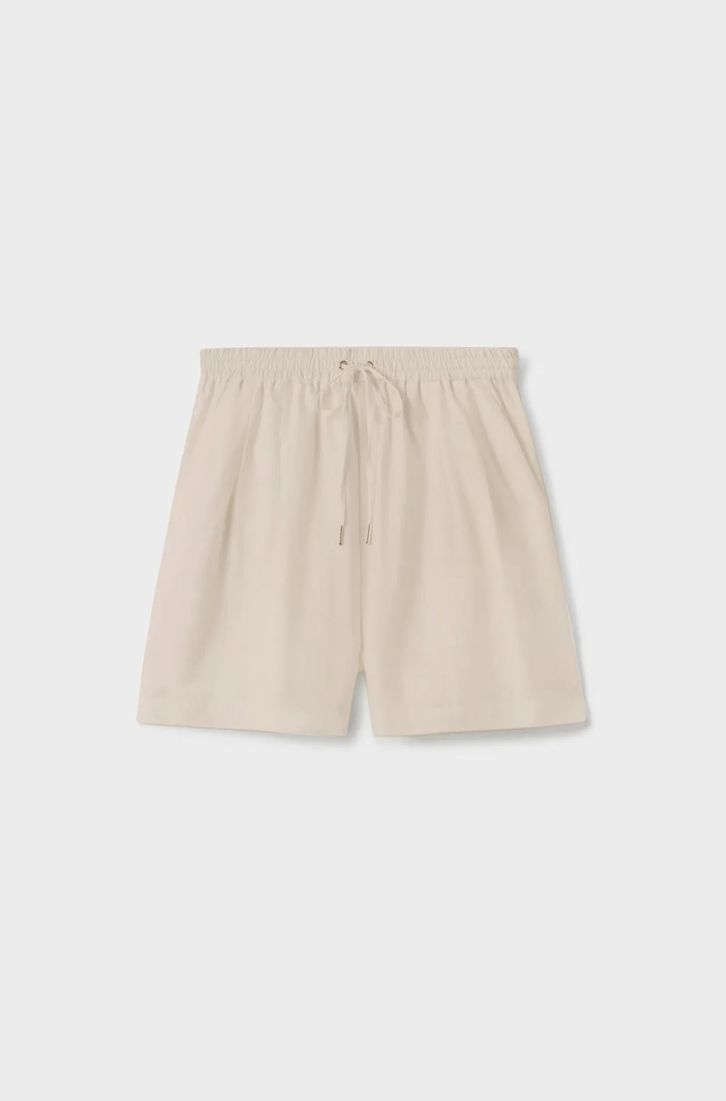 Twill Slouch Shorts Hazelnut sold by Silk Laundry product image thumbnail 2