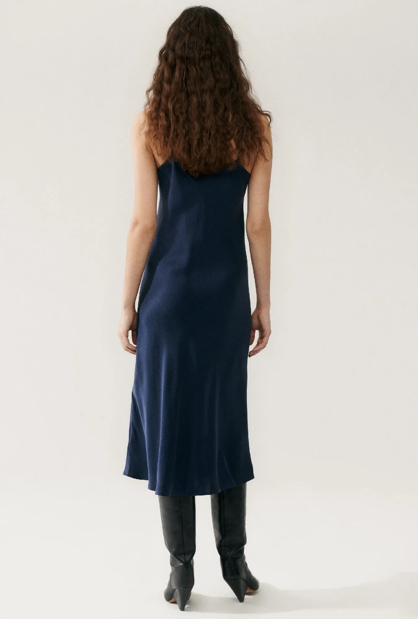 90S Slip Dress Midnight sold by Silk Laundry product image thumbnail 3