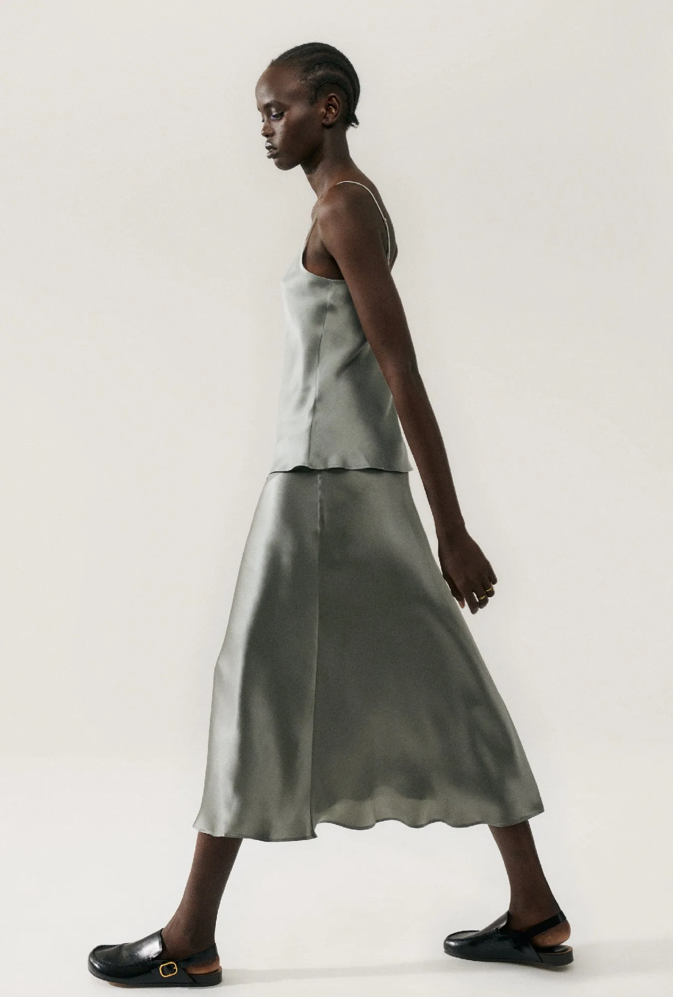 Long Bias Cut Skirt Moon sold by Silk Laundry product image thumbnail 5