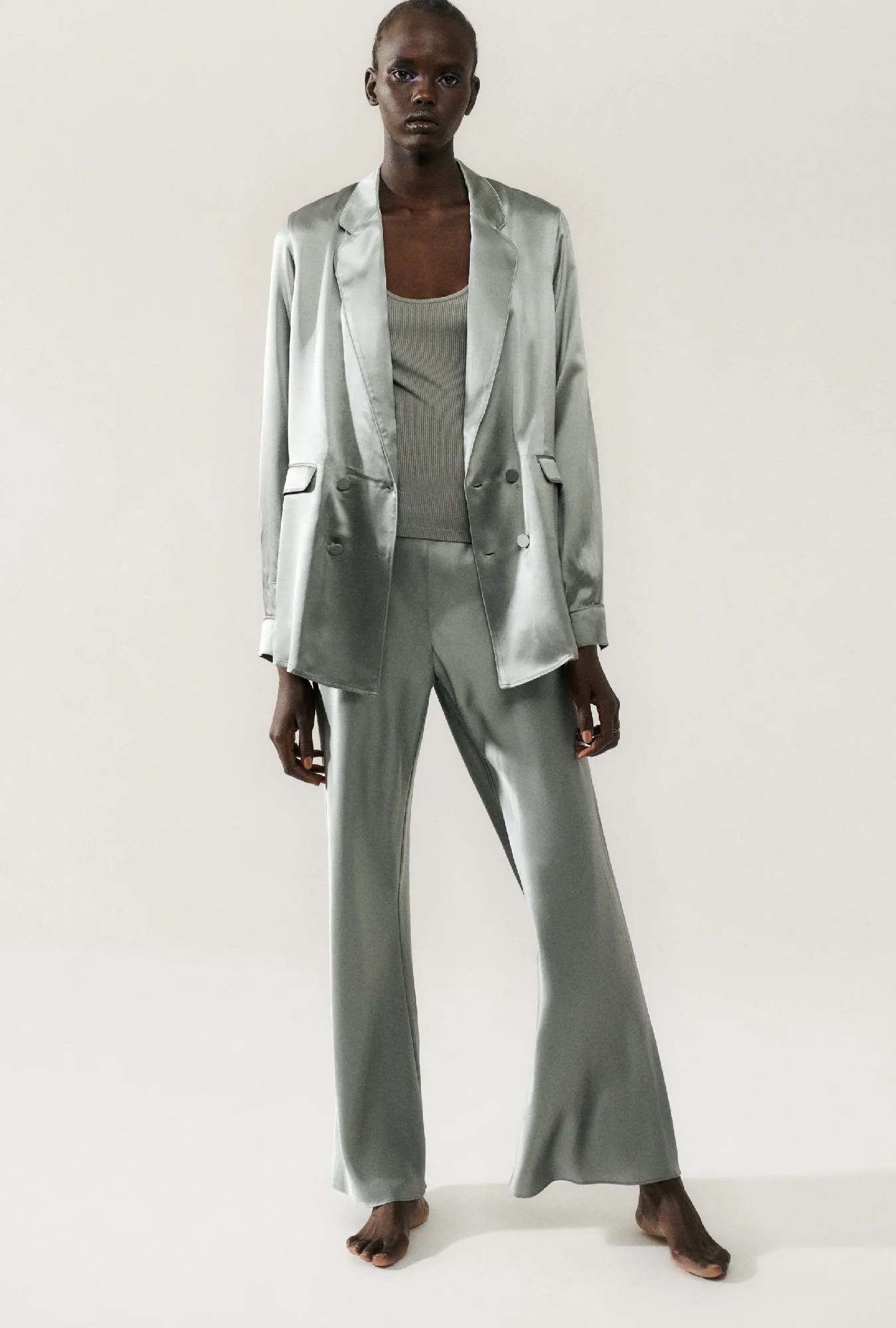 Relaxed Blazer Moon sold by Silk Laundry