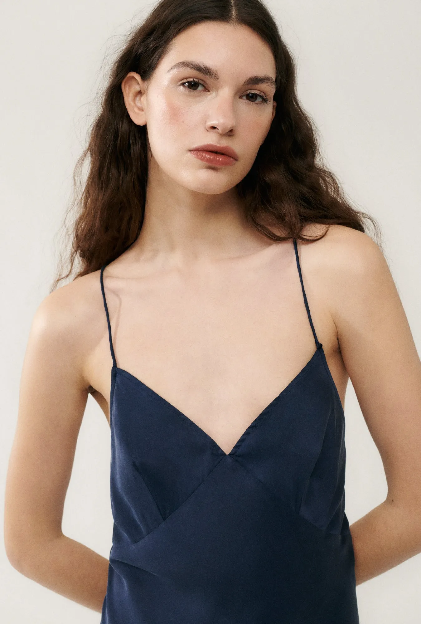 Deco Rouleau Dress Midnight sold by Silk Laundry product image thumbnail 4