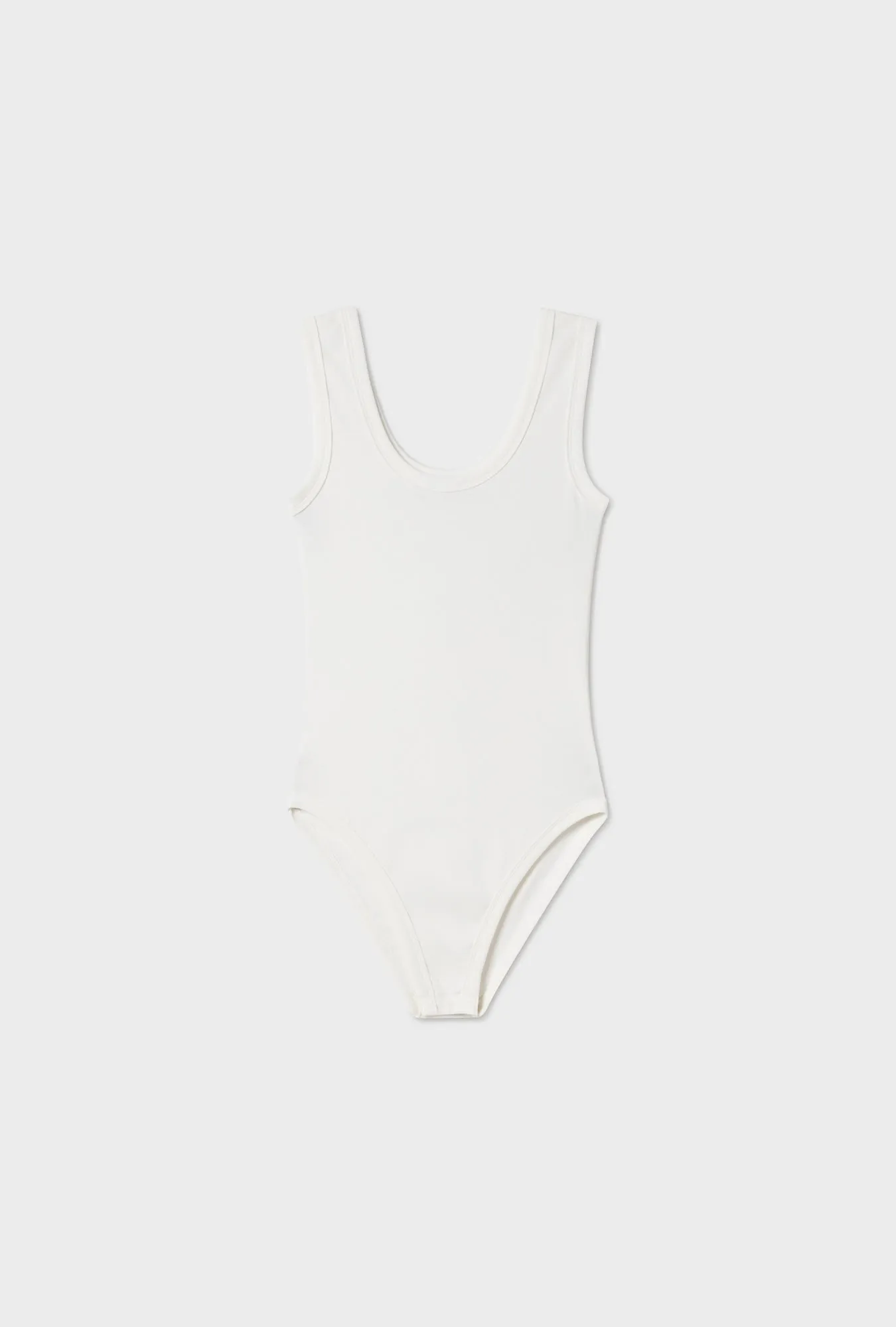 BODYSUIT TANK WHITE sold by Silk Laundry