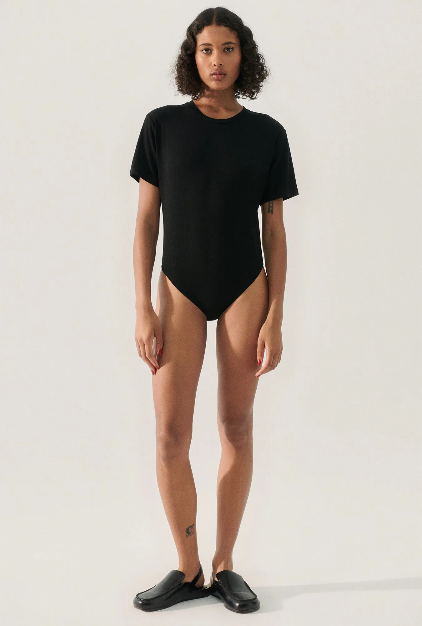 Bodysuit Tee Black sold by Silk Laundry product image thumbnail 3