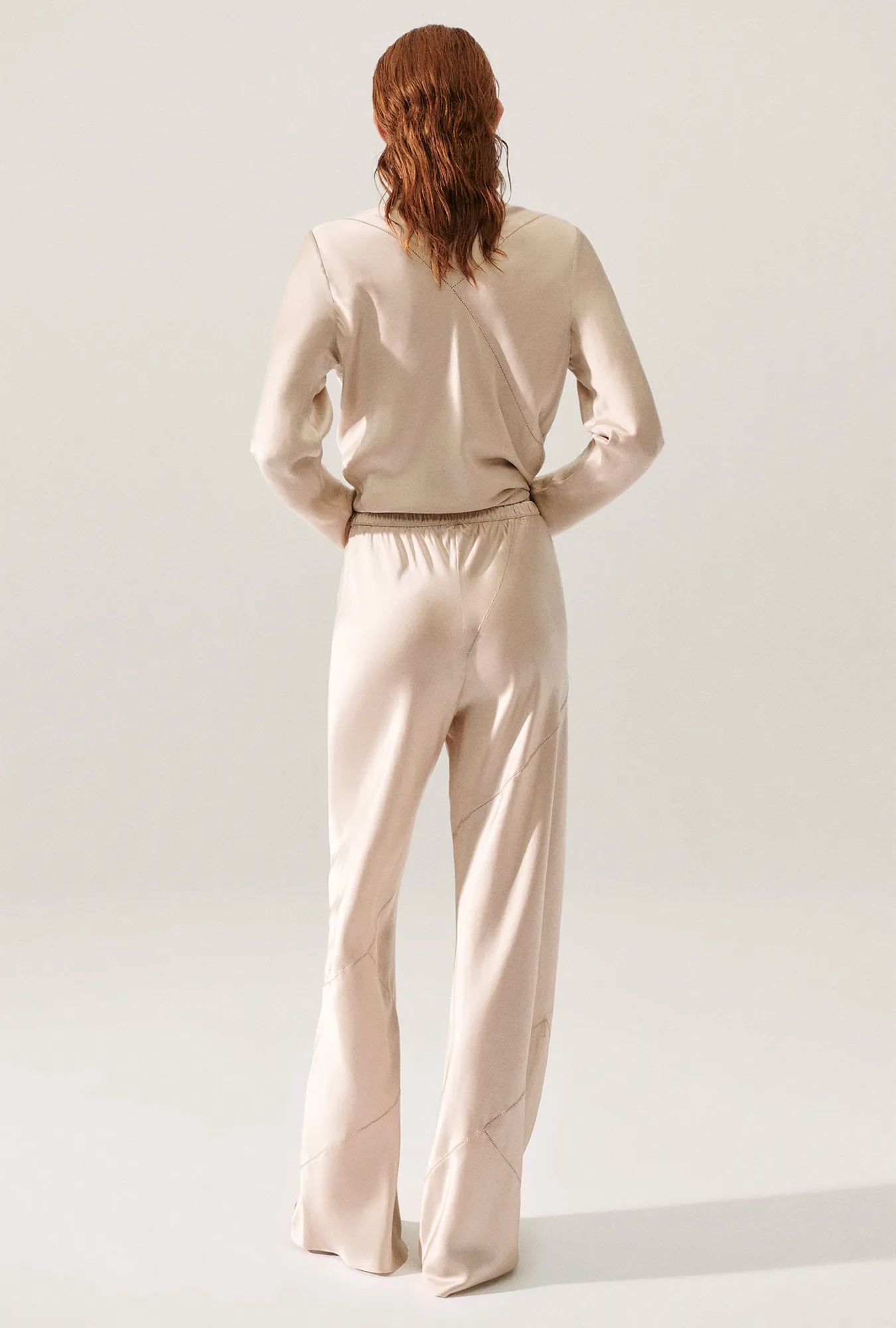 SPLICE BIAS CUT PANTS HAZELNUT sold by Silk Laundry product image thumbnail 3