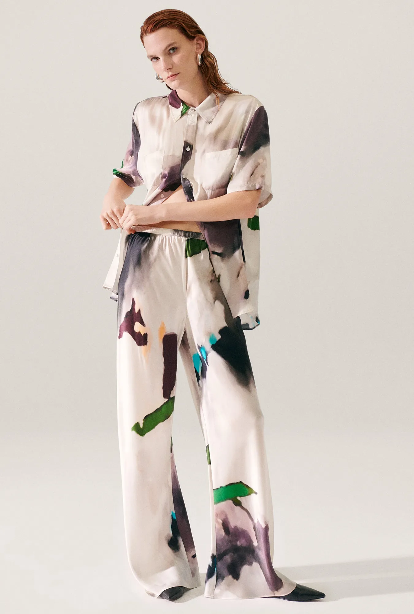 Bias Cut Pants Phosphate sold by Silk Laundry product image thumbnail 5