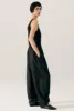 TWILL HAREM PANTS BLACK sold by Silk Laundry