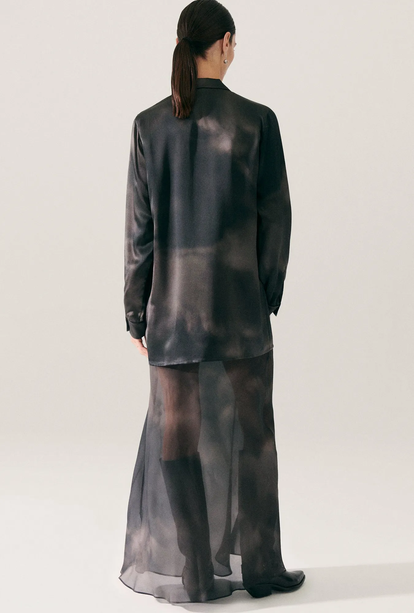 RELAXED BLAZER SMOKE sold by Silk Laundry product image thumbnail 4