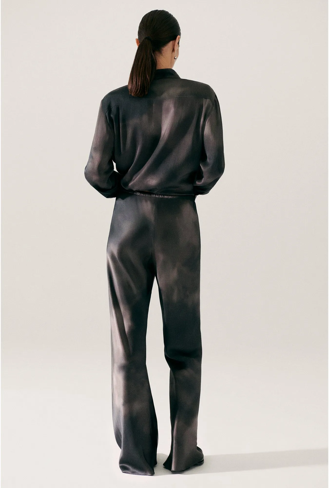 BIAS CUT PANTS SMOKE sold by Silk Laundry product image thumbnail 3