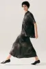 LONG BIAS CUT SKIRT SMOKE sold by Silk Laundry