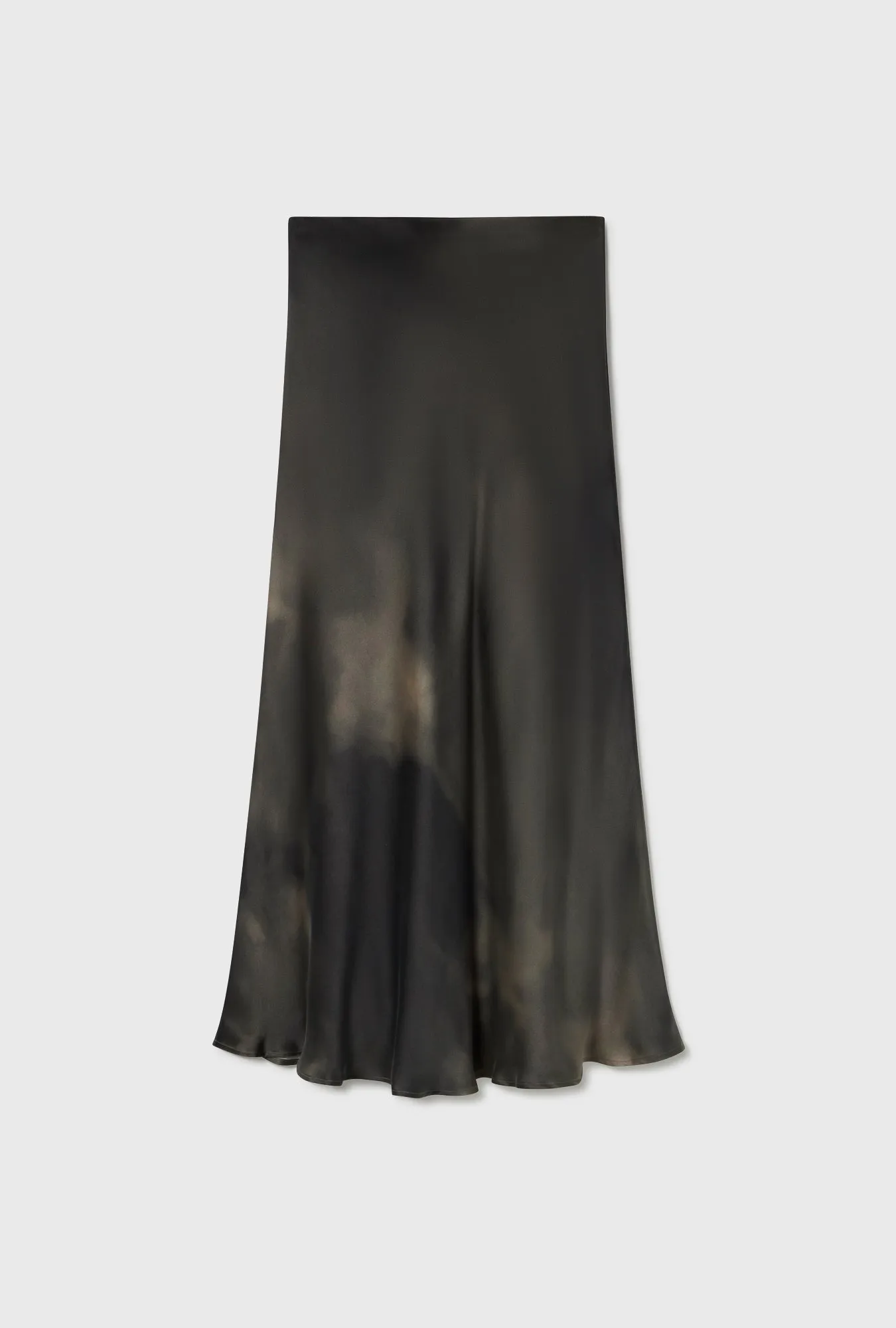 LONG BIAS CUT SKIRT SMOKE sold by Silk Laundry product image thumbnail 2