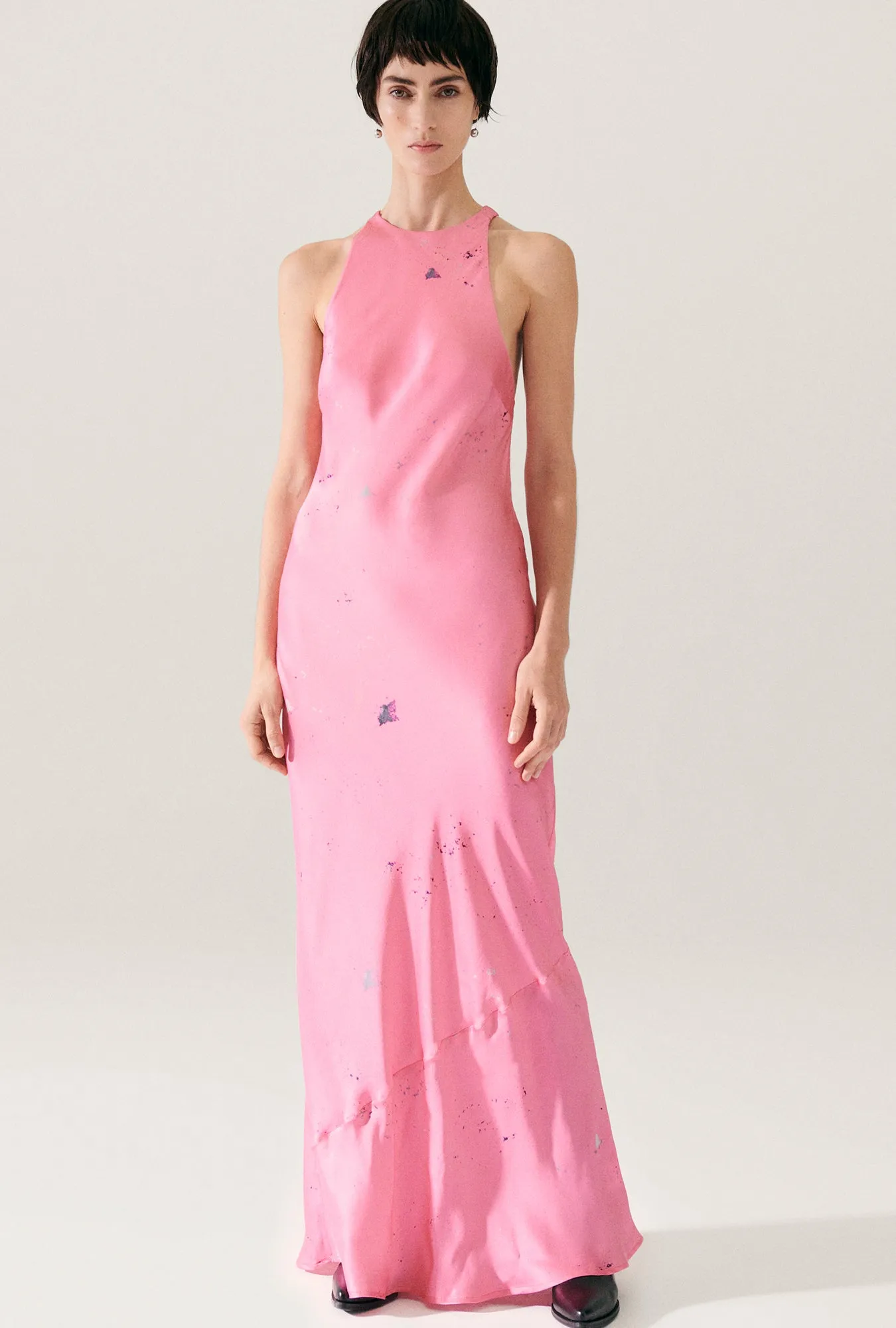 HIGH LOW DRESS HOG WASH sold by Silk Laundry