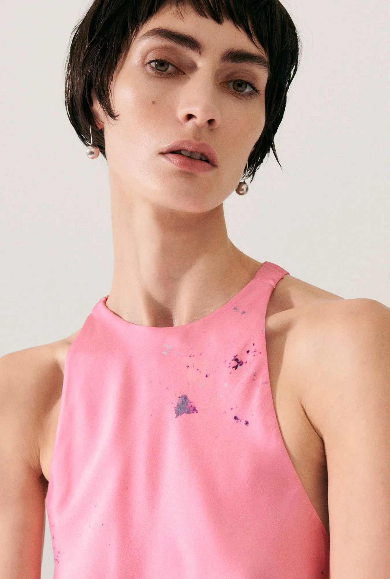 HIGH LOW DRESS HOG WASH sold by Silk Laundry product image thumbnail 5