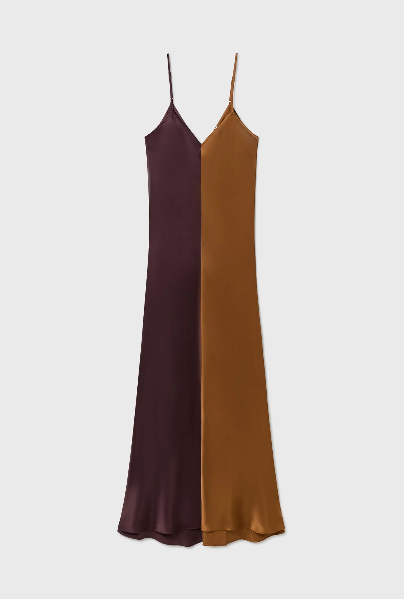 Two Tone Dress Cacao/Van Dyke Brown sold by Silk Laundry product image thumbnail 2