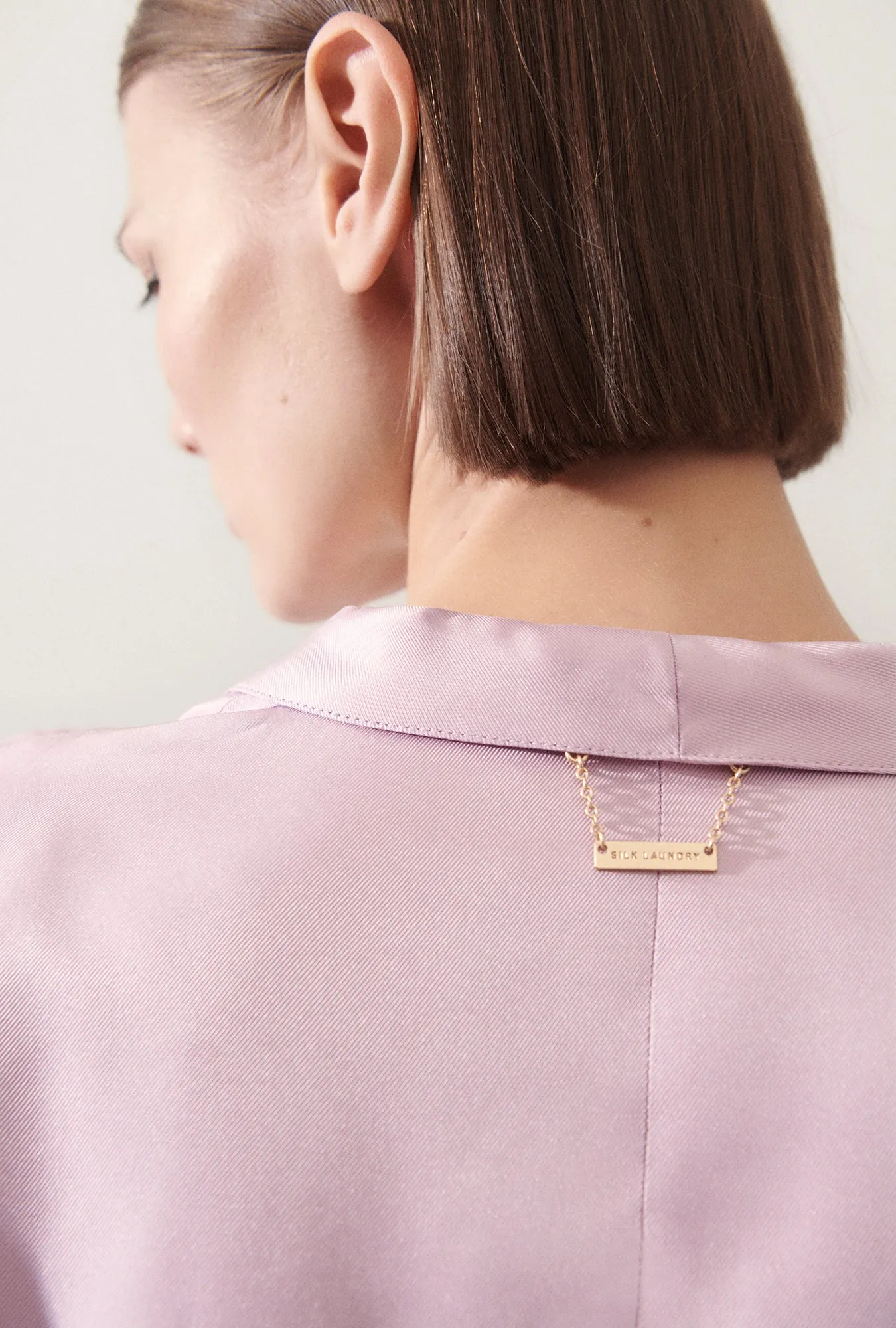 Twill Miami Blazer Lilac sold by Silk Laundry product image thumbnail 5