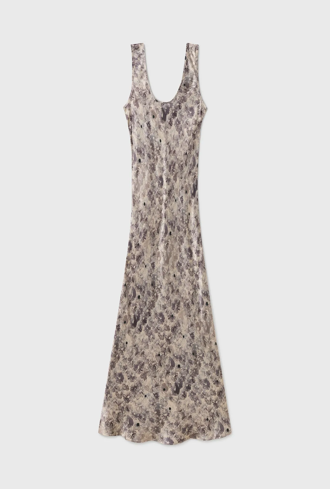 SCOOP NECK DRESS ASTER FLORAL sold by Silk Laundry product image thumbnail 2