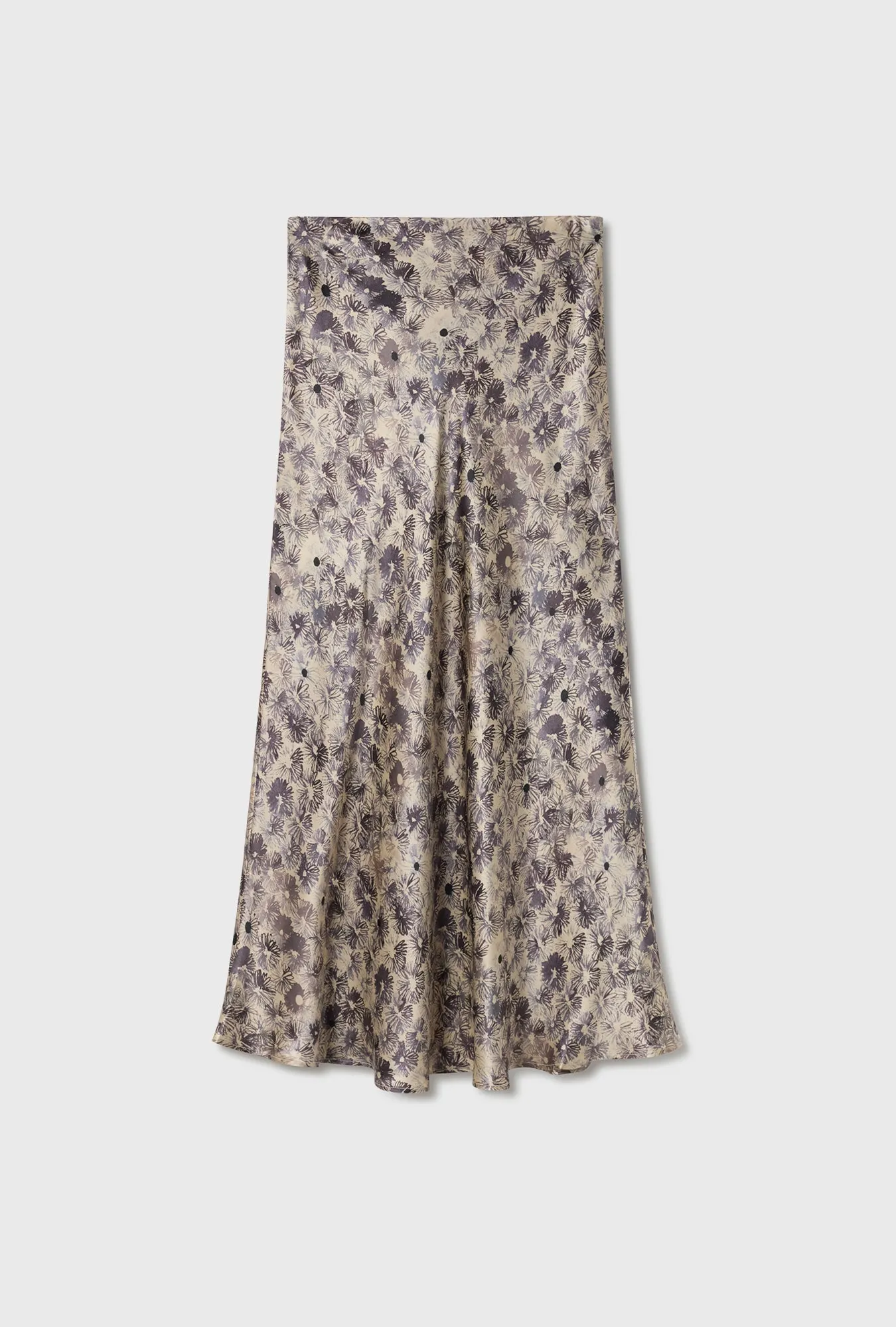 LONG BIAS CUT SKIRT ASTER FLORAL sold by Silk Laundry product image thumbnail 2