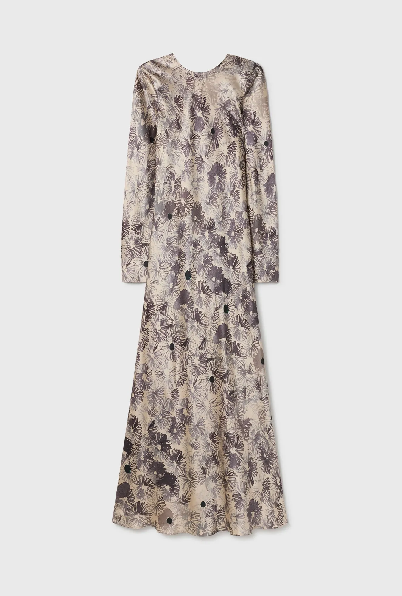 FULL SLEEVE BIAS DRESS ASTER FLORAL sold by Silk Laundry product image thumbnail 2