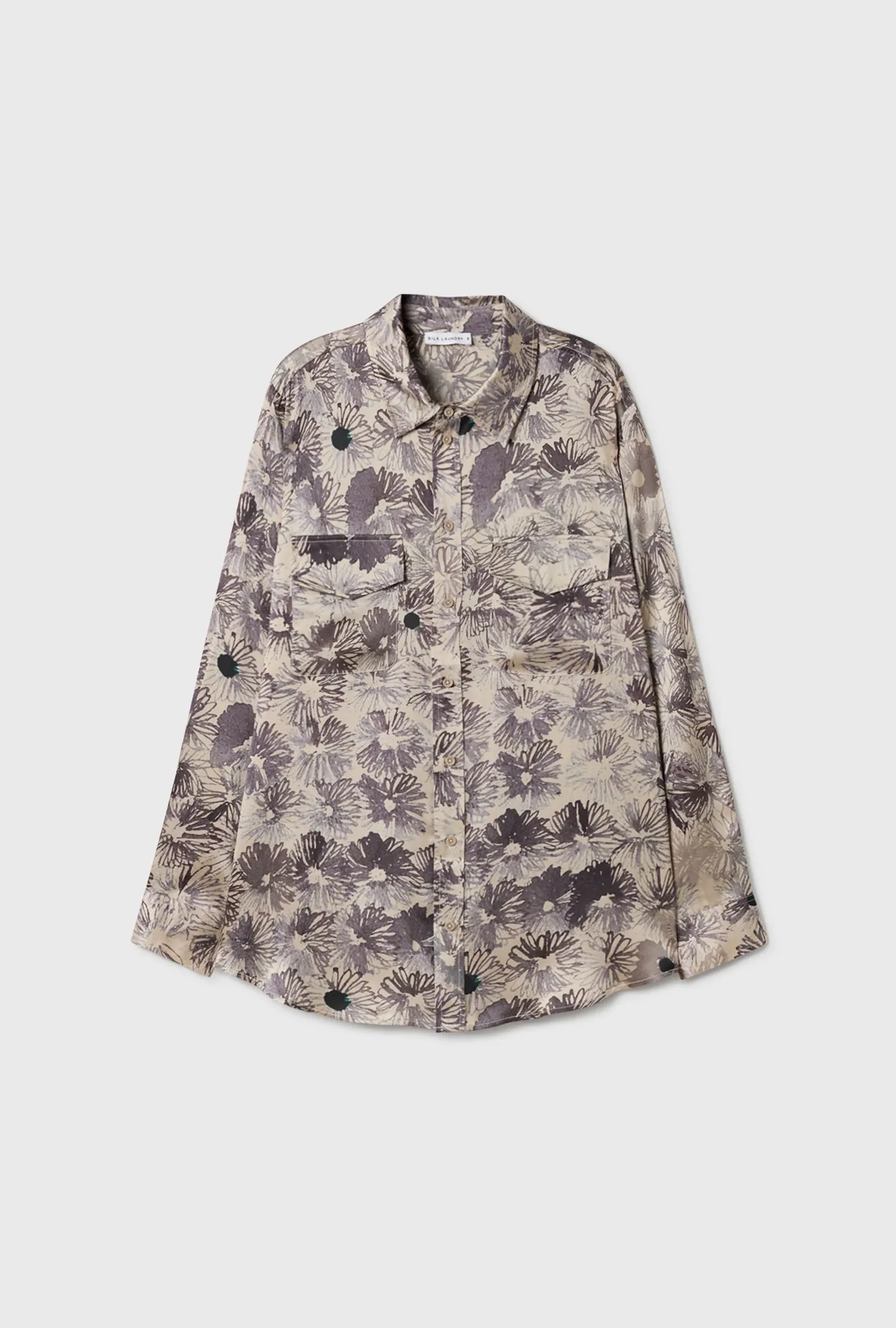 BOYFRIEND SHIRT ASTER FLORAL sold by Silk Laundry product image thumbnail 2
