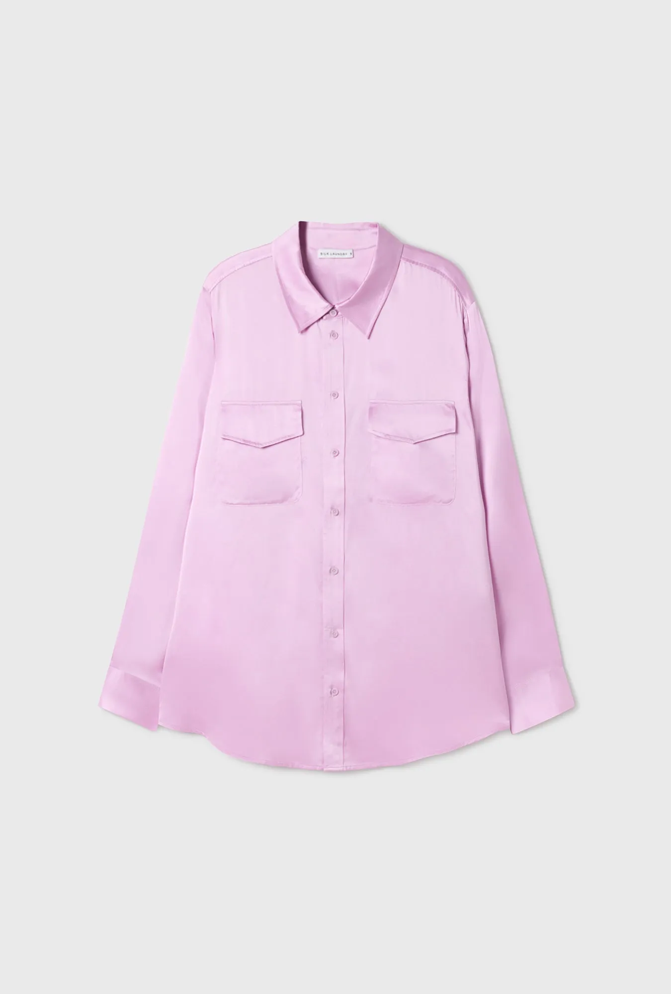 BOYFRIEND SHIRT LILAC sold by Silk Laundry product image thumbnail 2