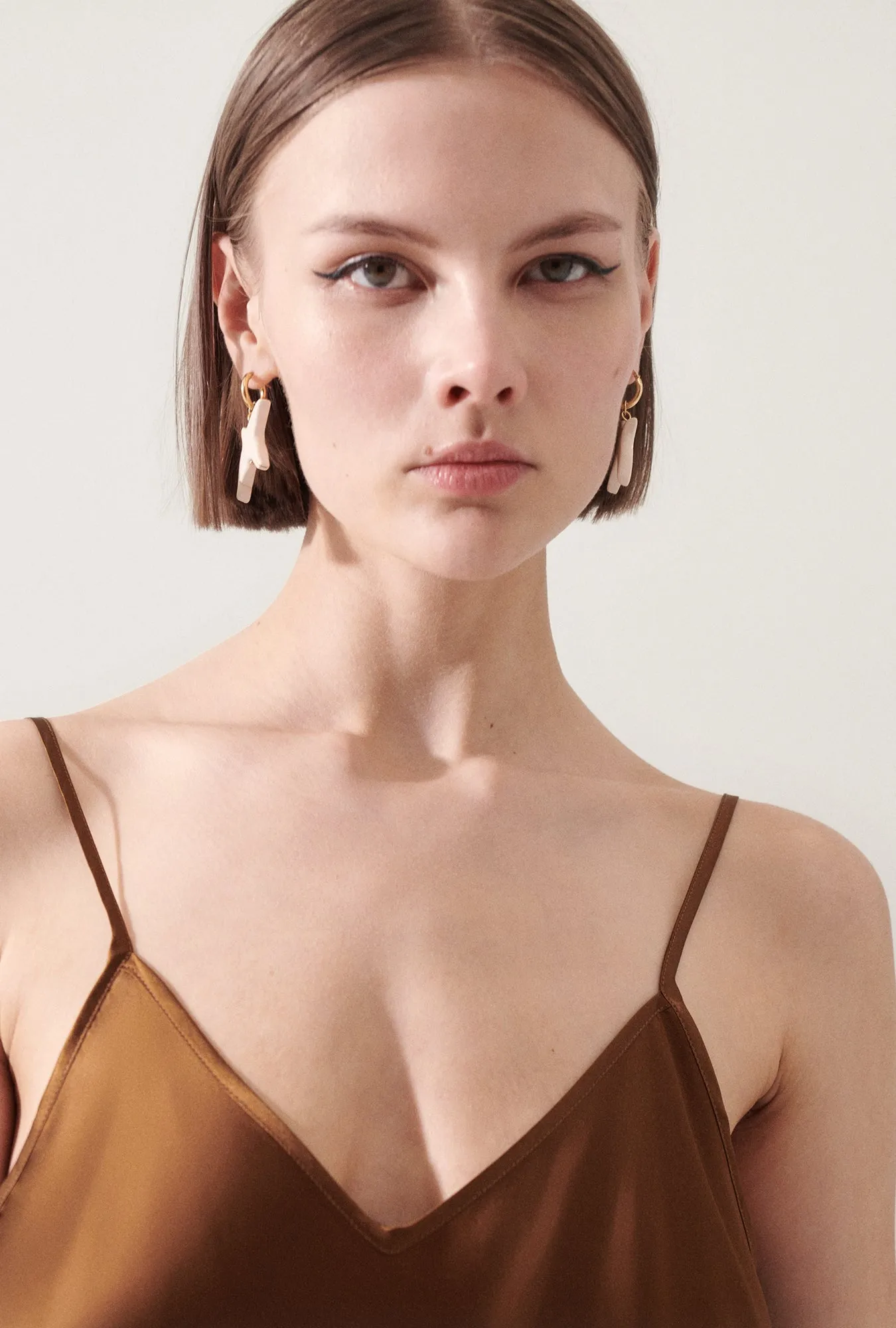 90S SLIP DRESS VAN DYKE BROWN sold by Silk Laundry product image thumbnail 4