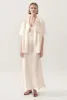 CAMP SHIRT BLANKET STITCH OFF-WHITE sold by Silk Laundry