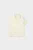 CAMP SHIRT BLANKET STITCH OFF-WHITE sold by Silk Laundry