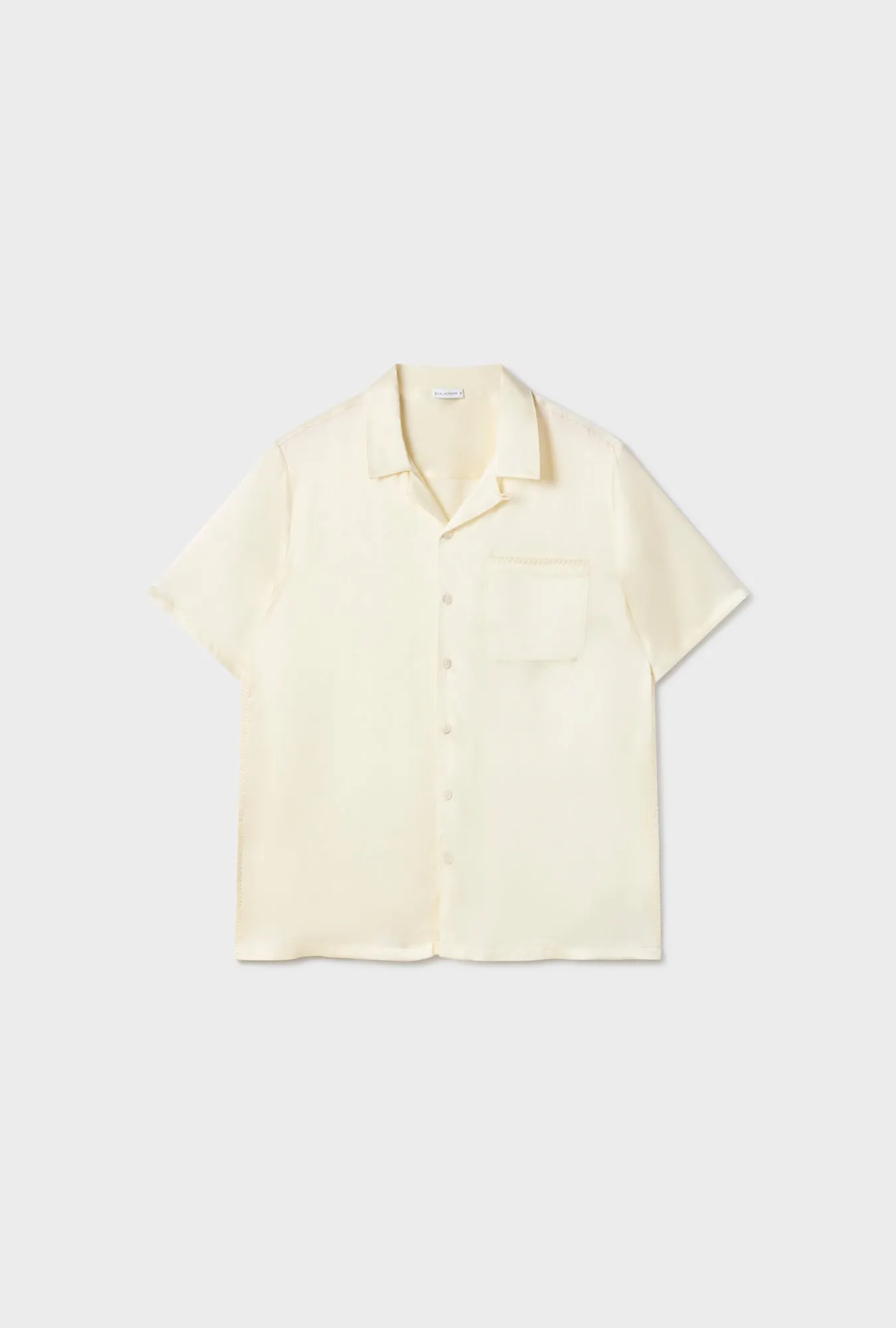 Camp Shirt Blanket Stitch Off-White sold by Silk Laundry product image thumbnail 2
