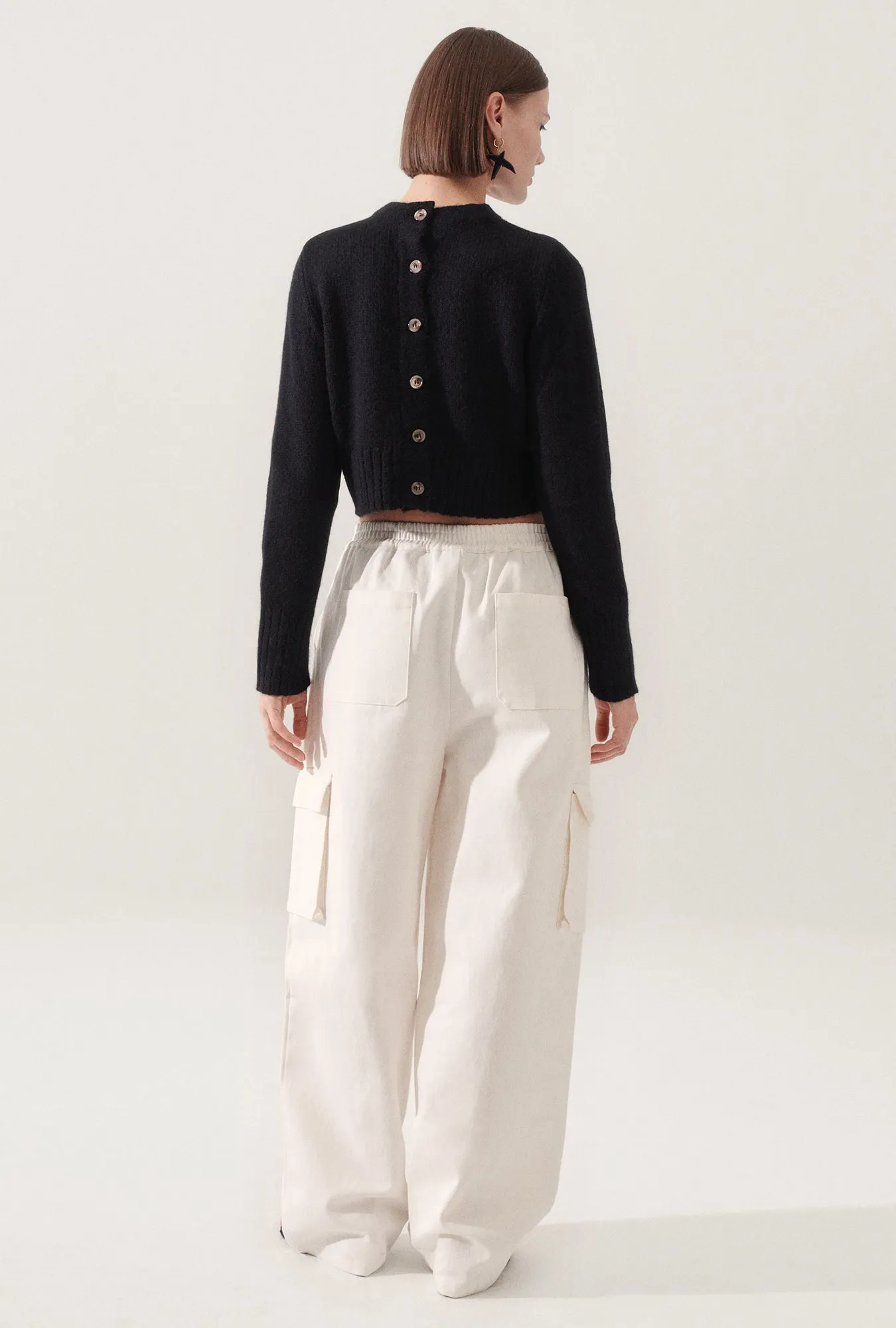 Canvas Cargo Pants Natural sold by Silk Laundry product image thumbnail 3